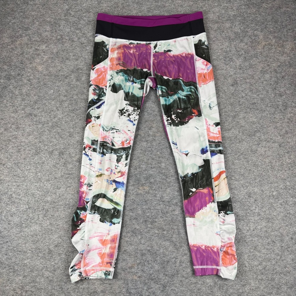 Lululemon Speed Tight III 27" All Full-On Luxtreme Pigment Wave Multi Womens 8